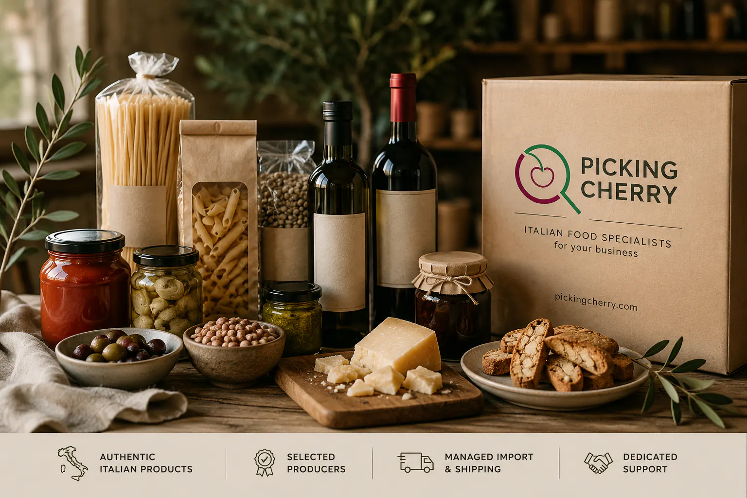 Authentic Italian food products for restaurants, delicatessens, cafés, and food businesses in the UK