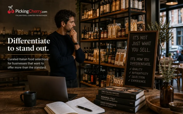 Independent food business creating differentiation through curated Italian products and customer experience