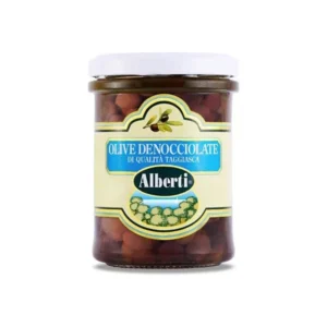 Alberti Pitted Taggiasca Olives In Extra Virgin Olive Oil 170g x 12