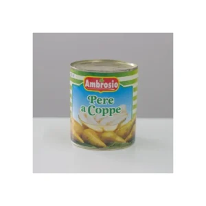 Ambrosio Pears In Syrup Tin 2.6kg x 6