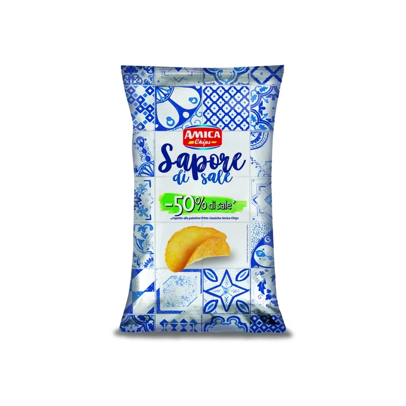 Amica Chips Sapore di Sale Potato Crisps 175g x 12 1 Amica Chips Sapore di Sale Potato Crisps 175g x 12