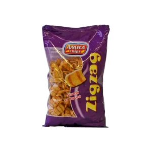 Amica Chips Zig Zag Bacon Snacks 160g x 12