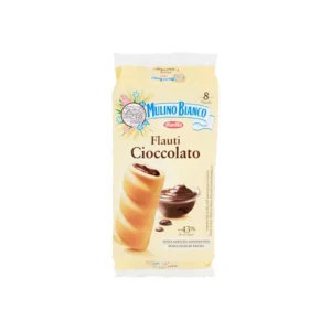 Mulino Bianco Flauti Chocolate Snacks 8Pcs 280g x 12