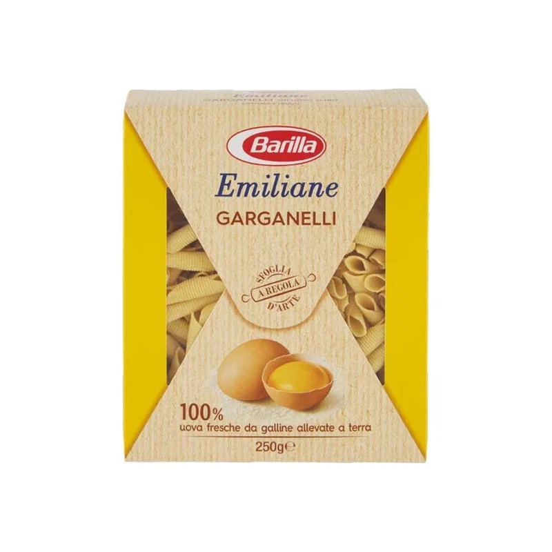 Barilla Garganelli Egg Pasta 180/ 250g x 16 1 Barilla Garganelli Egg Pasta 180/ 250g x 16