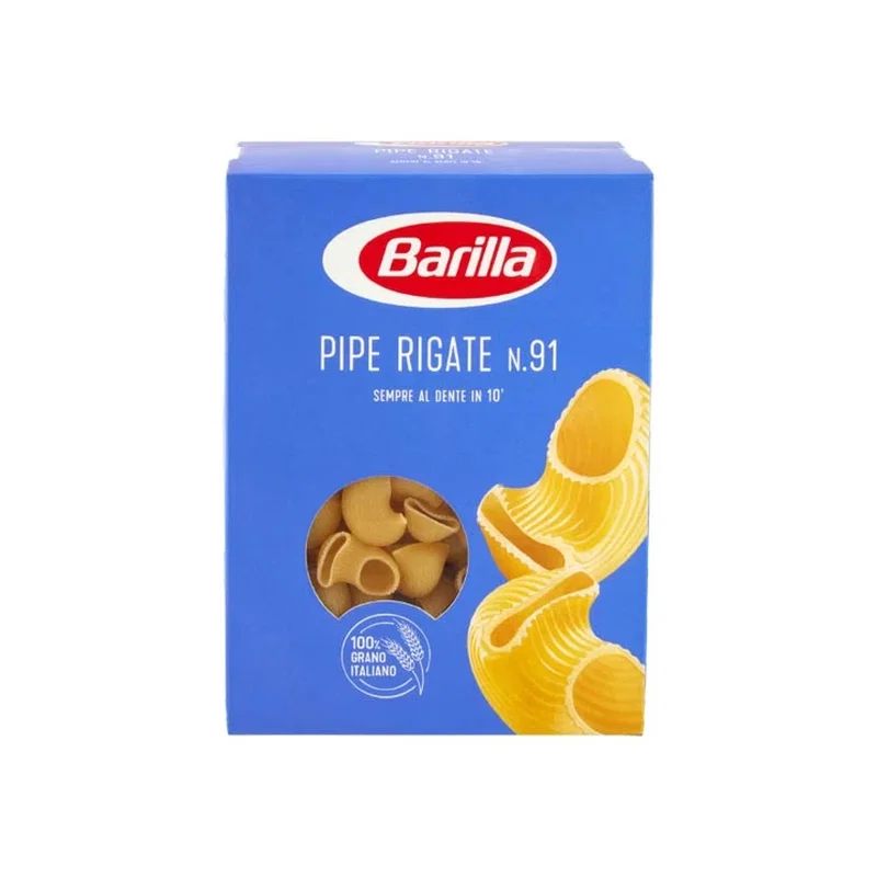 Barilla Pipe Rigate Pasta F 91 500g x 24 1 Barilla Pipe Rigate Pasta F 91 500g x 24