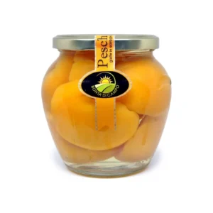 Bonta' Di Campo Peaches In Syrup Jar 700/ 720ml x 6