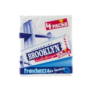 Brooklyn Spearmint White Chewing Gum 9X 30g x 20