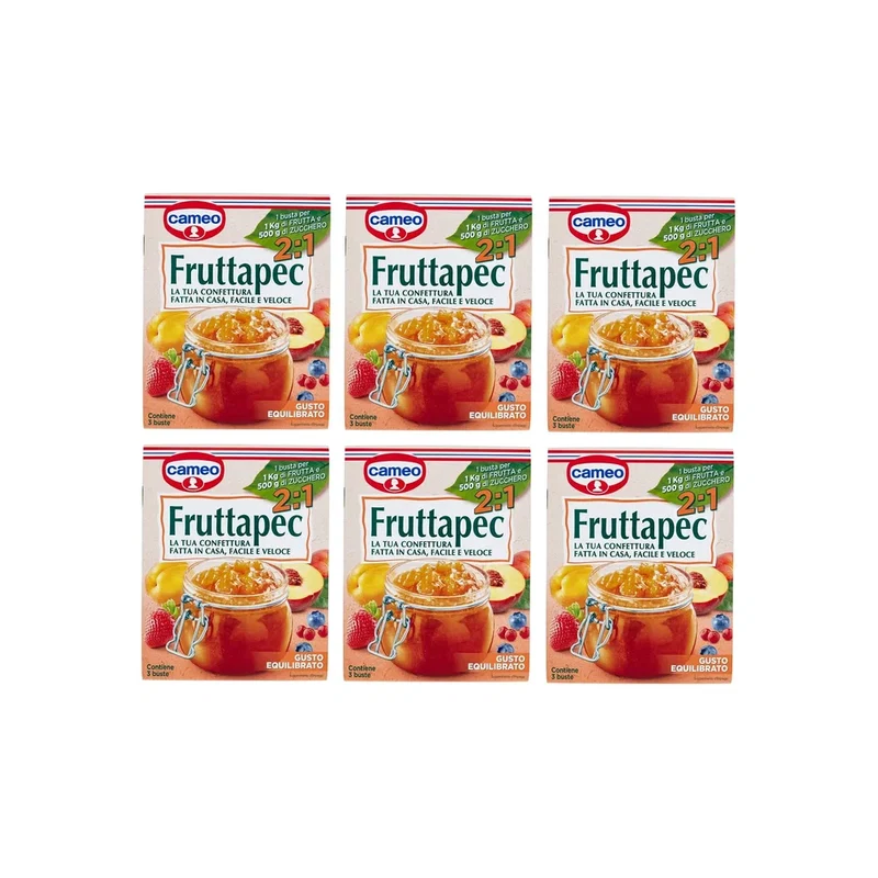 cameo fruttapec 2 1 jam mix 3 sachets 75g x 8 158173 PickingCherry.com