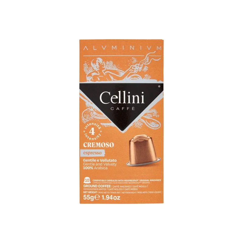 Cellini Cremoso Coffee Pods x10 55g 1 Cellini Cremoso Coffee Pods x10 55g