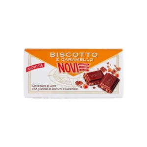 Cioc.Novi Latte Bisc/Caramello 100g x 24