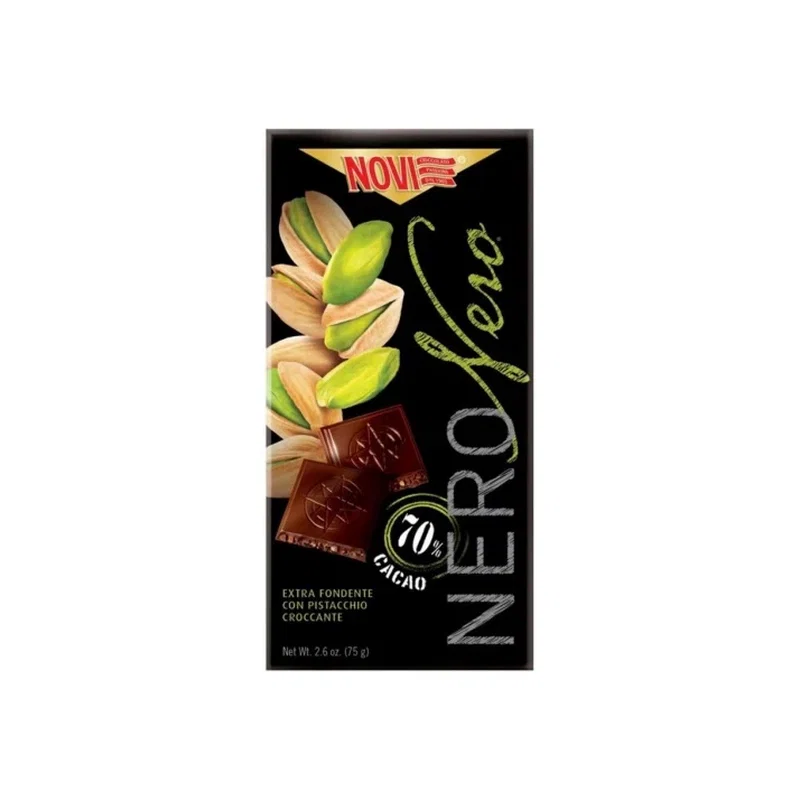 Cioc.Novi Nero Nero Pistacchio 75g x 20 1 Cioc.Novi Nero Nero Pistacchio 75g x 20