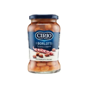 Cirio Borlotti Beans Jar 370g x 12