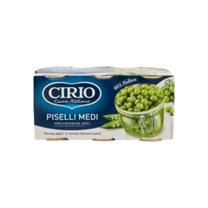 Cirio Medium Peas 0.410X3 1.23kg x 8