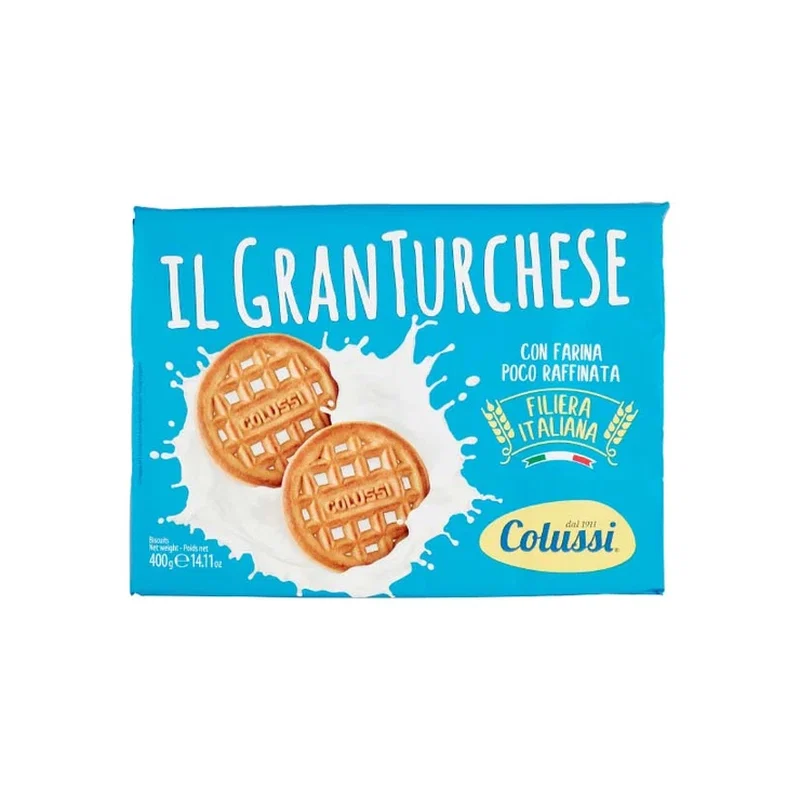 Colussi Gran Turchese Biscuits 400ml x 12 1 Colussi Gran Turchese Biscuits 400ml x 12