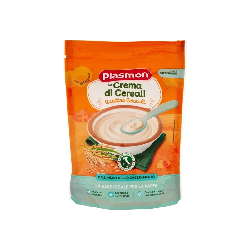 Crema 4 Cereali Plasmon 200/ 200g x 6 1 Crema 4 Cereali Plasmon 200/ 200g x 6