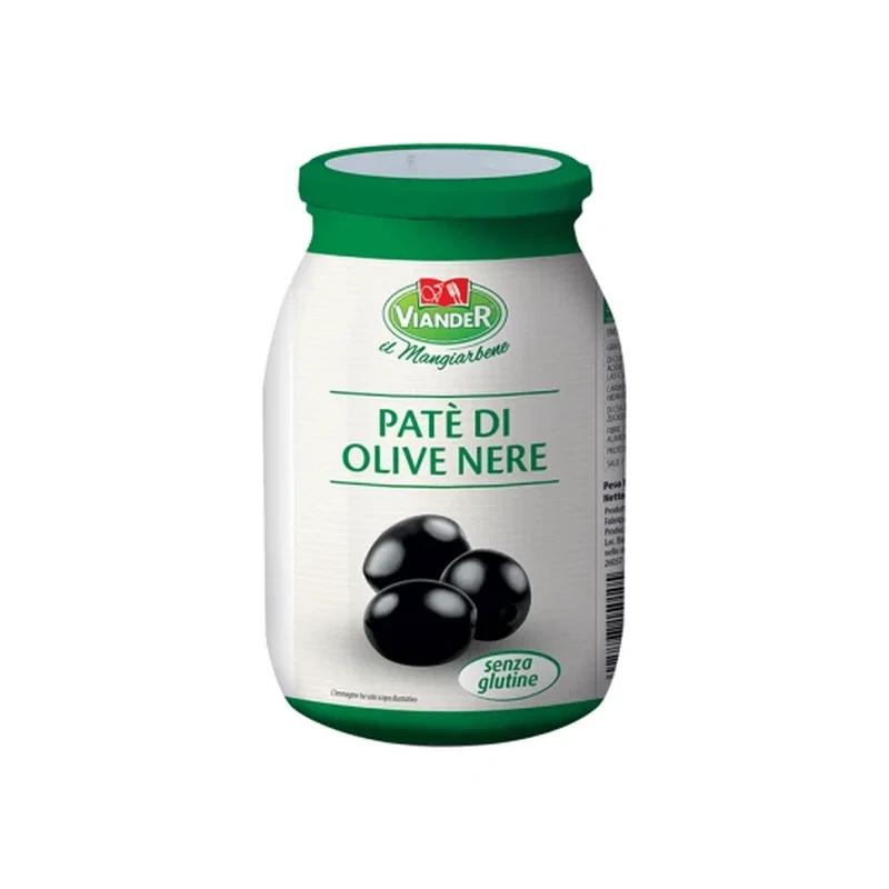 Crema Pate'Olive Nere Viander 580 580g x 6 1 Crema Pate'Olive Nere Viander 580 580g x 6