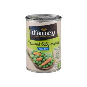 D'Aucy Medium/Fine Peas Tin 2.495kg x 3