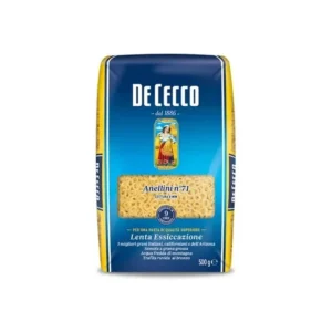 De Cecco Anellini Pasta 71 500g x 24