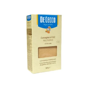De Cecco Lasagna Egg Pasta 112 500g x 12