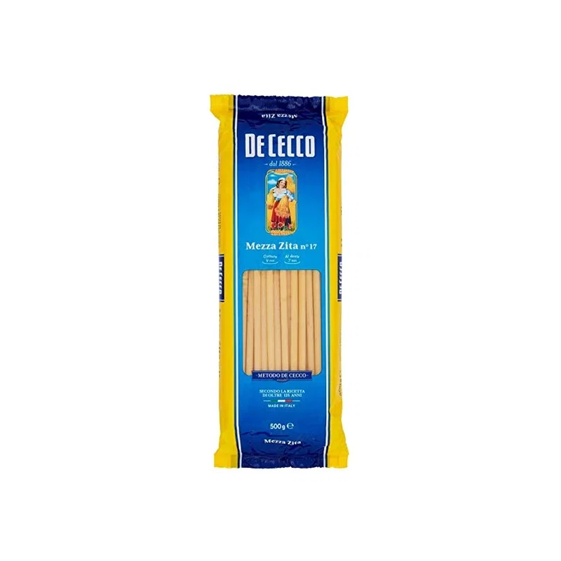 De Cecco Mezza Zita Pasta 17 500g x 24 1 De Cecco Mezza Zita Pasta 17 500g x 24
