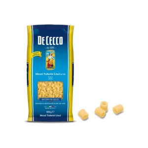 De Cecco Mezzi Tubetti Lisci Pasta 63 500g x 24