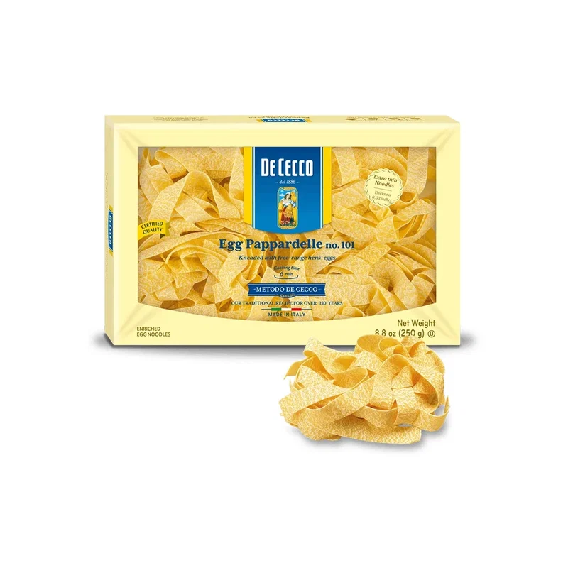 De Cecco Pappardelle Egg Pasta 101 250g x 12 1 De Cecco Pappardelle Egg Pasta 101 250g x 12