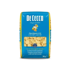 De Cecco Pipe Rigate Pasta 49 500g x 24