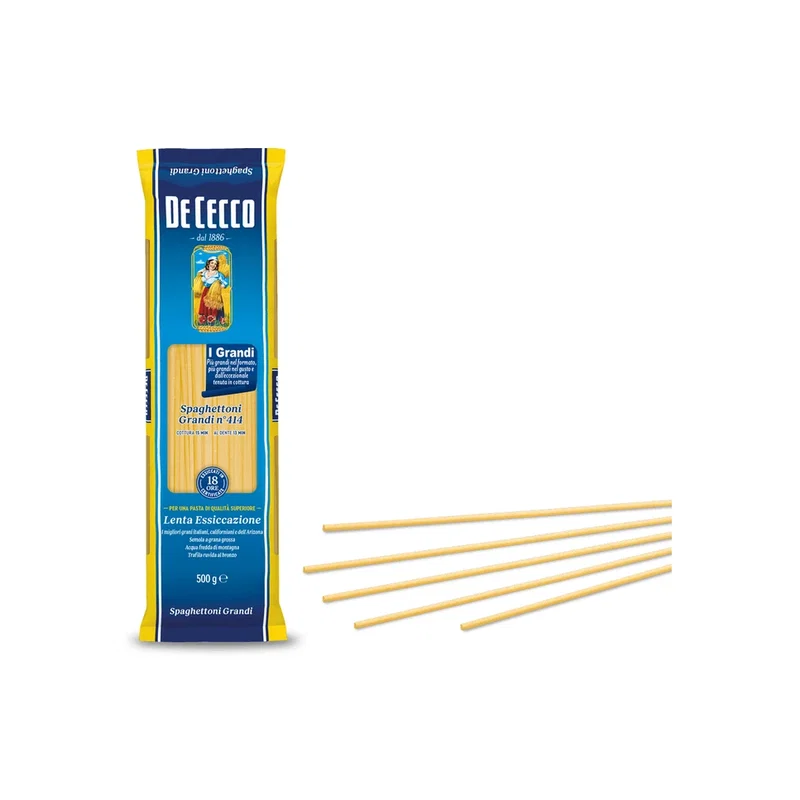 De Cecco Spaghettoni Pasta 414 500g x 24 1 De Cecco Spaghettoni Pasta 414 500g x 24