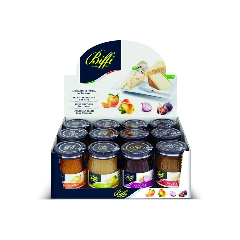 Expo Salse Frutta Biffi Formaggi 100g x 12 1 Expo Salse Frutta Biffi Formaggi 100g x 12
