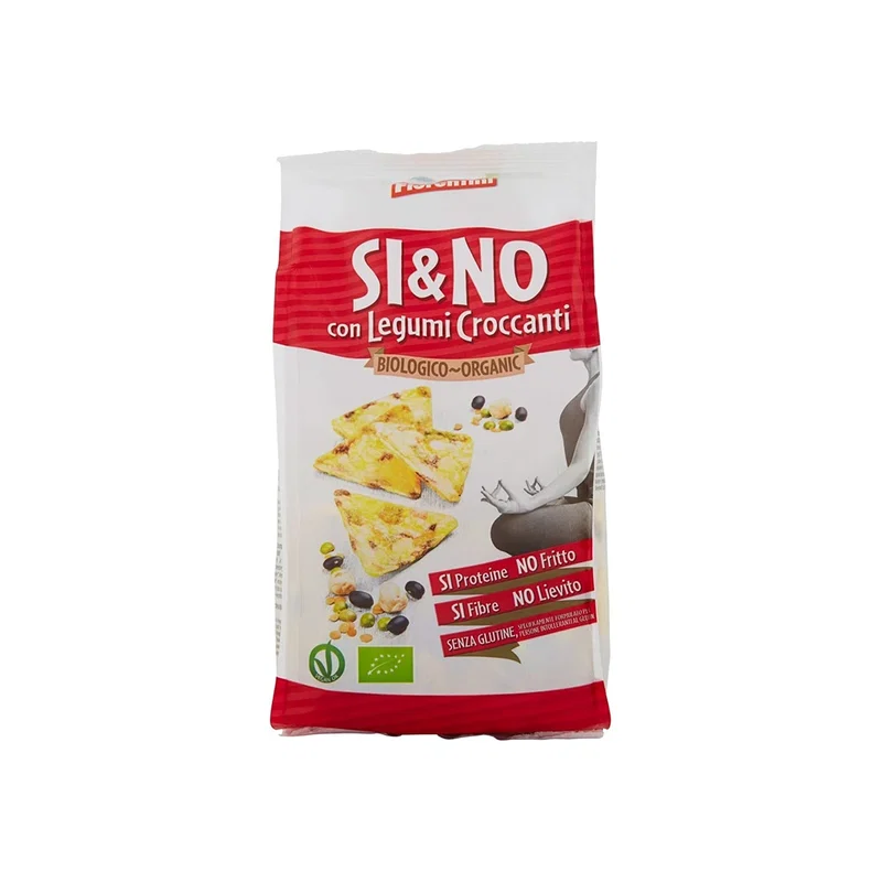 Fiorentini Si&No Organic Crispy Legume Crackers 80g x 12 1 Fiorentini Si&No Organic Crispy Legume Crackers 80g x 12