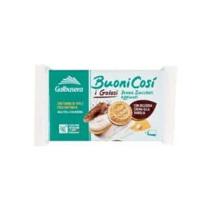 Galbusera Buoni Cosi' No Added Sugar Filled Biscuits 160g x 10