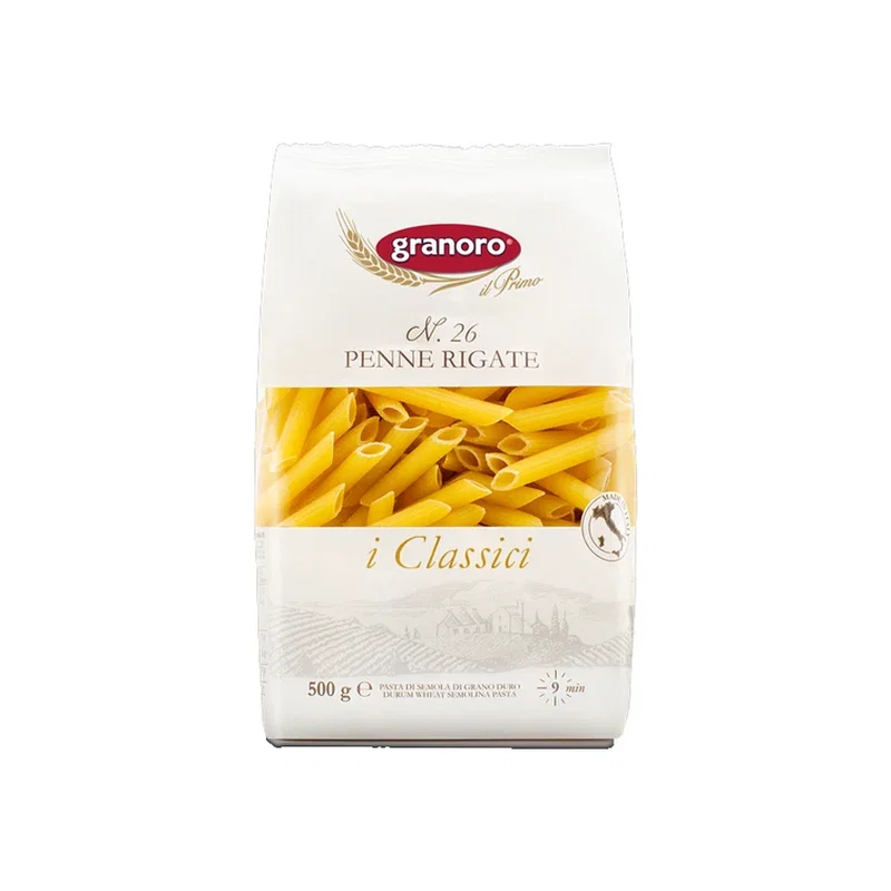 Granoro Penne Rigate Pasta Sem.26 500g x 24 1 Granoro Penne Rigate Pasta Sem.26 500g x 24