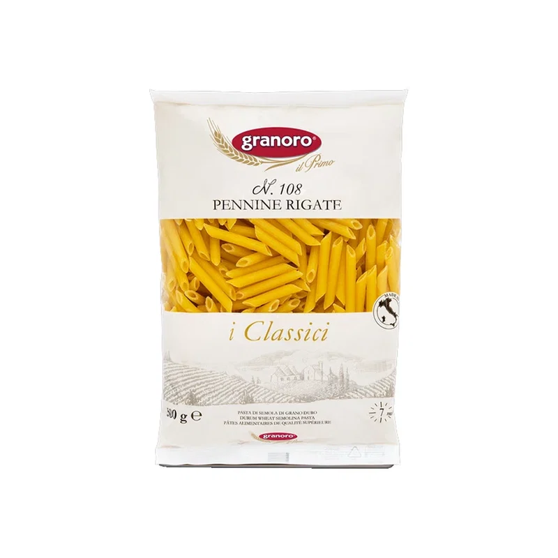 Granoro Pennine Rigate Pasta Sem.108 500g x 24 3 granoro pennine rigate pasta sem 108 500g x 24 125108 PickingCherry.com
