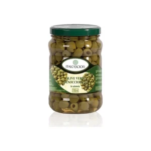 Italcarciofi Pitted Green Olives Jar 1.6kg x 6