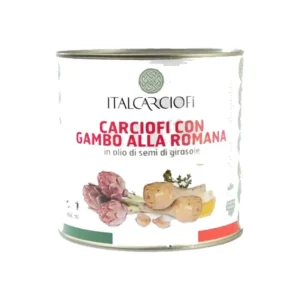 Italcarciofi Romana Artichokes With Stem In Sunflower Oil 2.5kg x 6