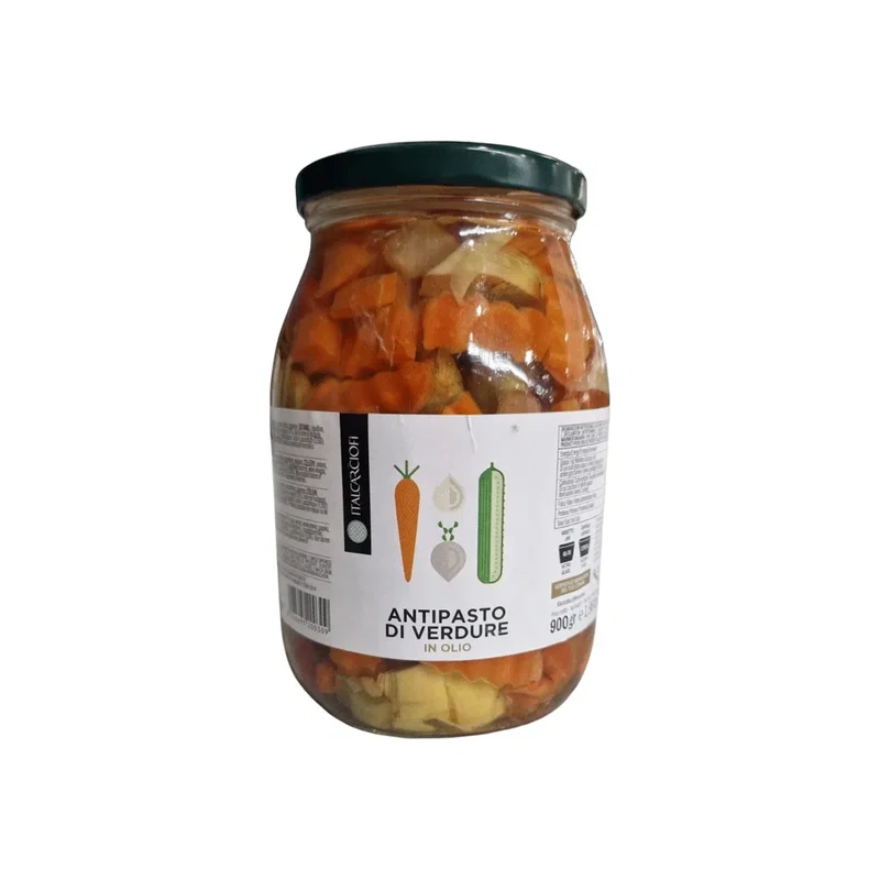 italcarciofi vegetable antipasto in sunflower oil jar 900g x 6 129199 PickingCherry.com