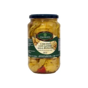 Italcarciofi Whole Artichokes In Sunflower Oil Jar 1.6kg x 6