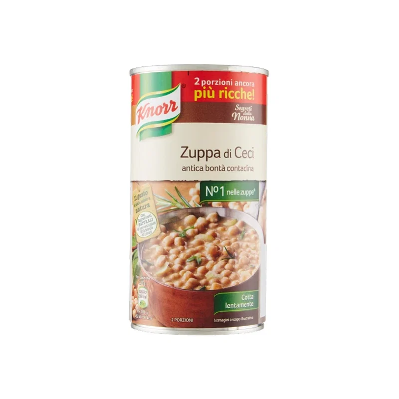 Knorr Chickpea Soup 515/ Tin 515g x 12 1 Knorr Chickpea Soup 515/ Tin 515g x 12