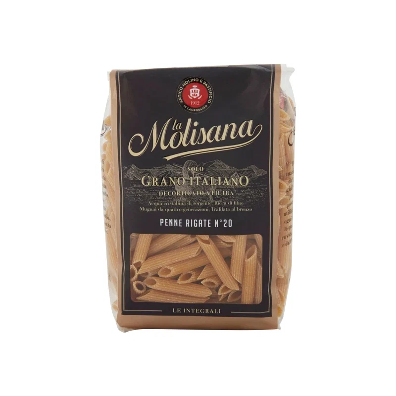 La Molisana Wholegrain Penne Rigate Pasta 20 500g x 12 1 La Molisana Wholegrain Penne Rigate Pasta 20 500g x 12