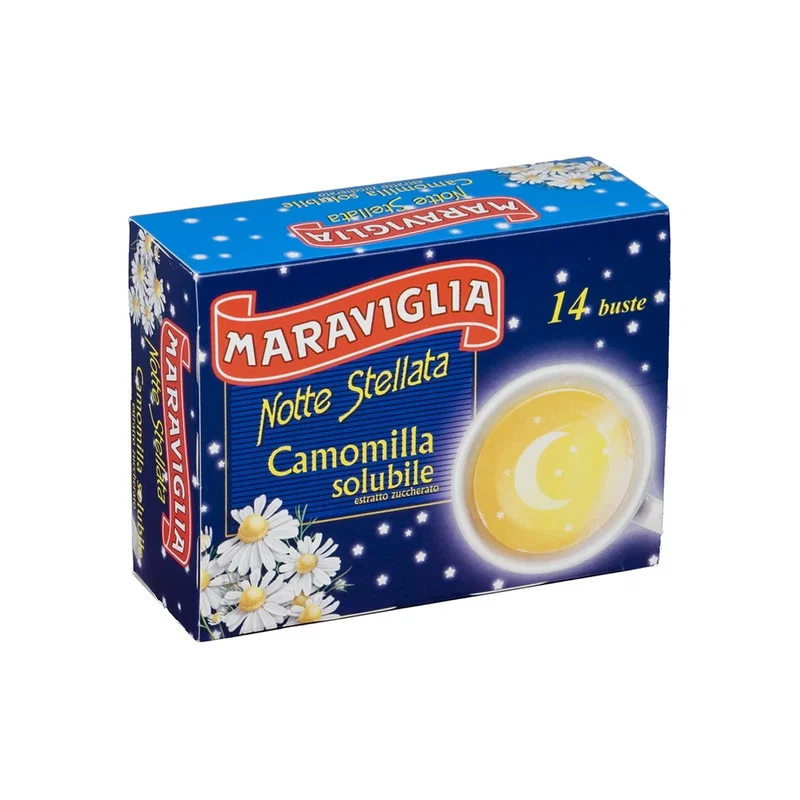 Maraviglia Notte Stellata Instant Chamomile 20 Sachets 84g x 24 1 Maraviglia Notte Stellata Instant Chamomile 20 Sachets 84g x 24