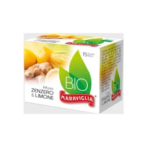 Maraviglia Organic Ginger/Lemon Infusion 15 Teabags 35g x 6