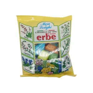 Mera E Longhi Rhubarb Candies 160 160g x 25