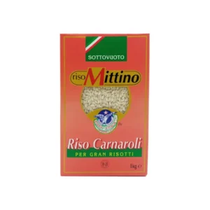 Mittino Carnaroli Rice 1Kg Vacuum-Packed x 10