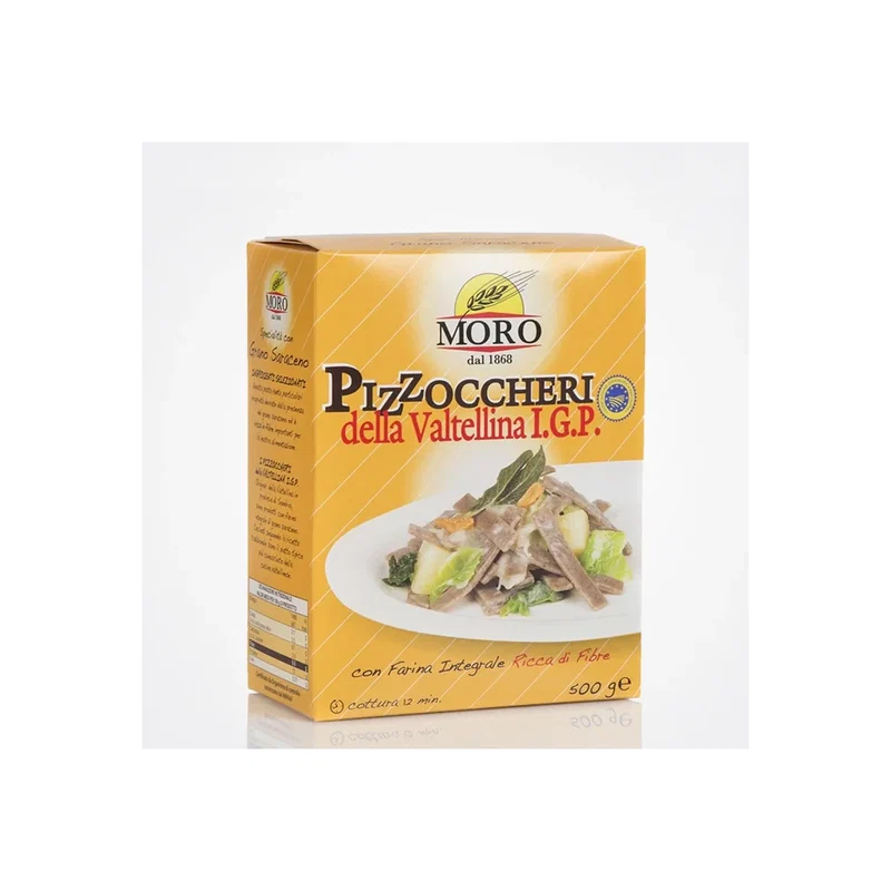 Moro Pizzoccheri Tagliati Pasta 500g x 10 1 Moro Pizzoccheri Tagliati Pasta 500g x 10