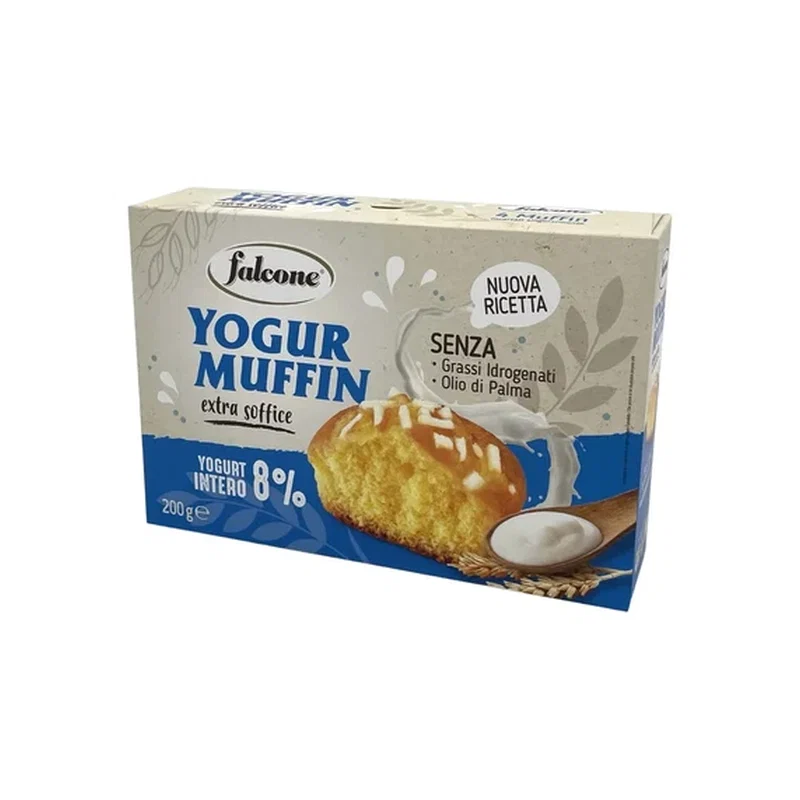 Muffin Falcone Fiocchi Ciocc.x4 200g x 10 1 Muffin Falcone Fiocchi Ciocc.x4 200g x 10
