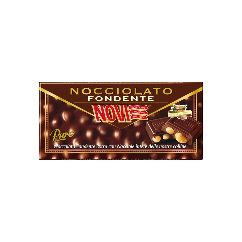 Novi Hazelnut Dark Chocolate 130 130g x 16 1 Novi Hazelnut Dark Chocolate 130 130g x 16