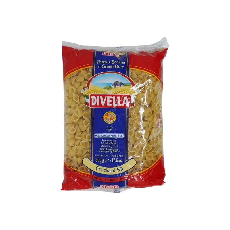 Pasta Divella Cocciolini 59 500g x 24 1 Pasta Divella Cocciolini 59 500g x 24