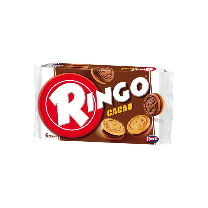 Pavesi Chocolate Ringo Biscuits Family Pack 330g x 12 1 Pavesi Chocolate Ringo Biscuits Family Pack 330g x 12