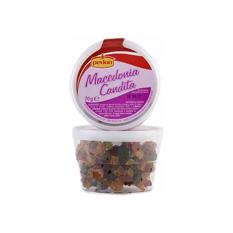 Pedon Candied Fruit Salad 70g x 12 1 Pedon Candied Fruit Salad 70g x 12