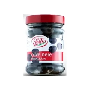 Polli Pitted Black Olives 135g x 12